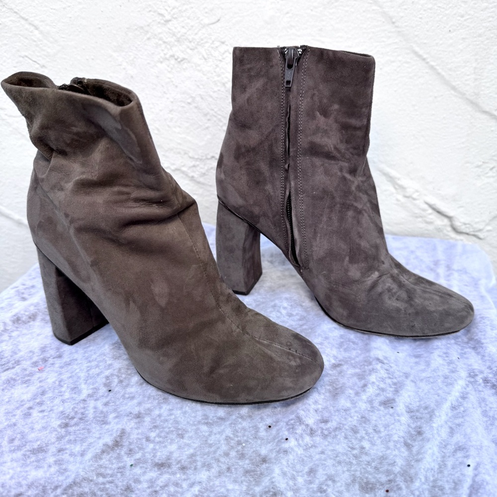 Jean-Michael Cazabat suede booties size:6.5